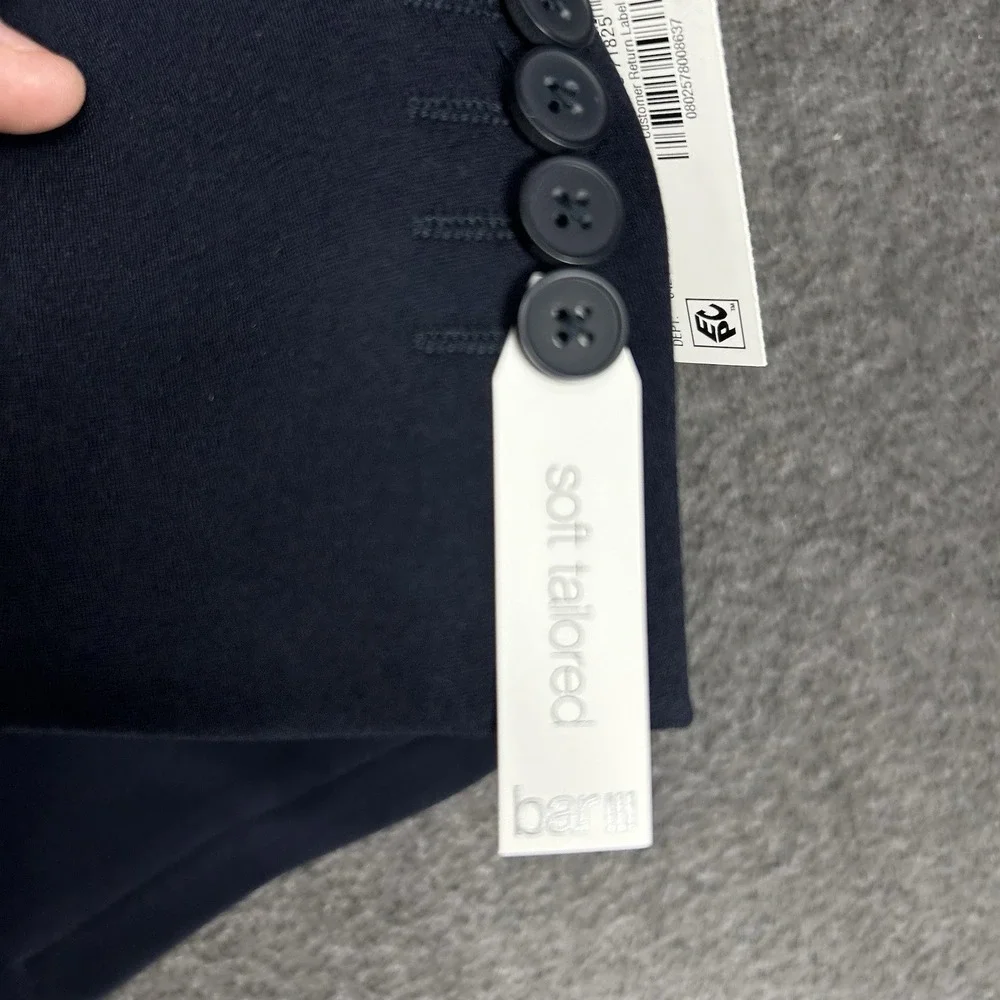 Bar III Sport Coat Mens 40L Navy Blue Slim Fit Knit Stretch Two-Button MSRP $295 - Picture 6 of 16